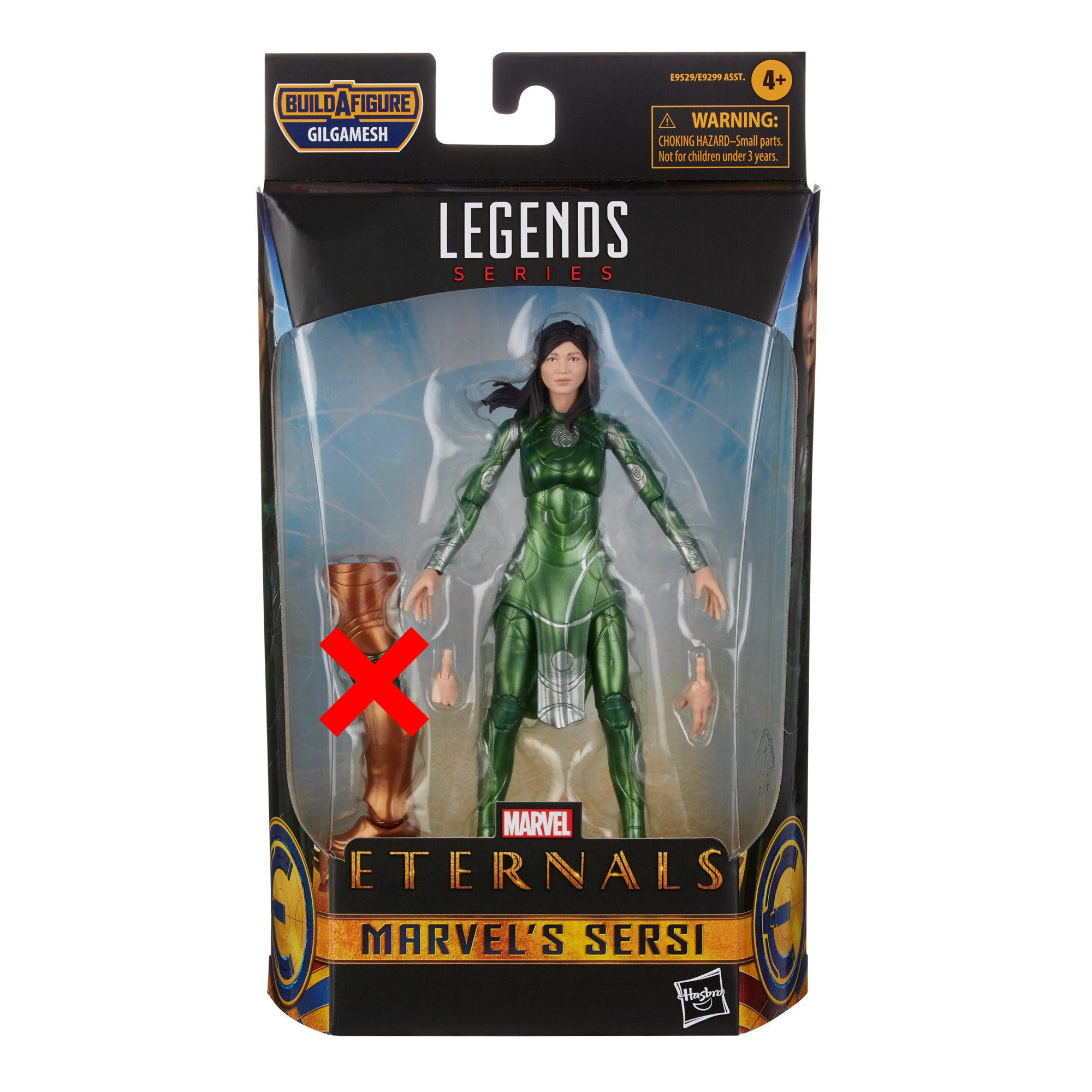 Hasbro Marvel Legends Series Eternals Sersi 6-inch Figure ฮาสโบร มาร์เวล เลเจนด์ ซีรี่ย์ส หุ่นโมเดลฟิกเกอร์ อีเทอนอลส์ เซอร์ซี่ ขนาด 6 นิ้ว (No BAF) ลิขสิทธิ์แท้