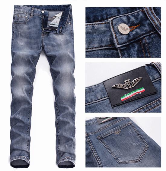 001021 ยีนส์ Ajaz James Style Armani Italy New Summer 2019 Jeans Denim Slim feet Size 28-38