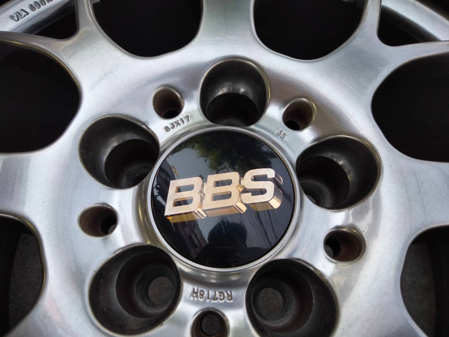 ล้อแท้ BBS RG-R RG718H 17" TOP FORGED