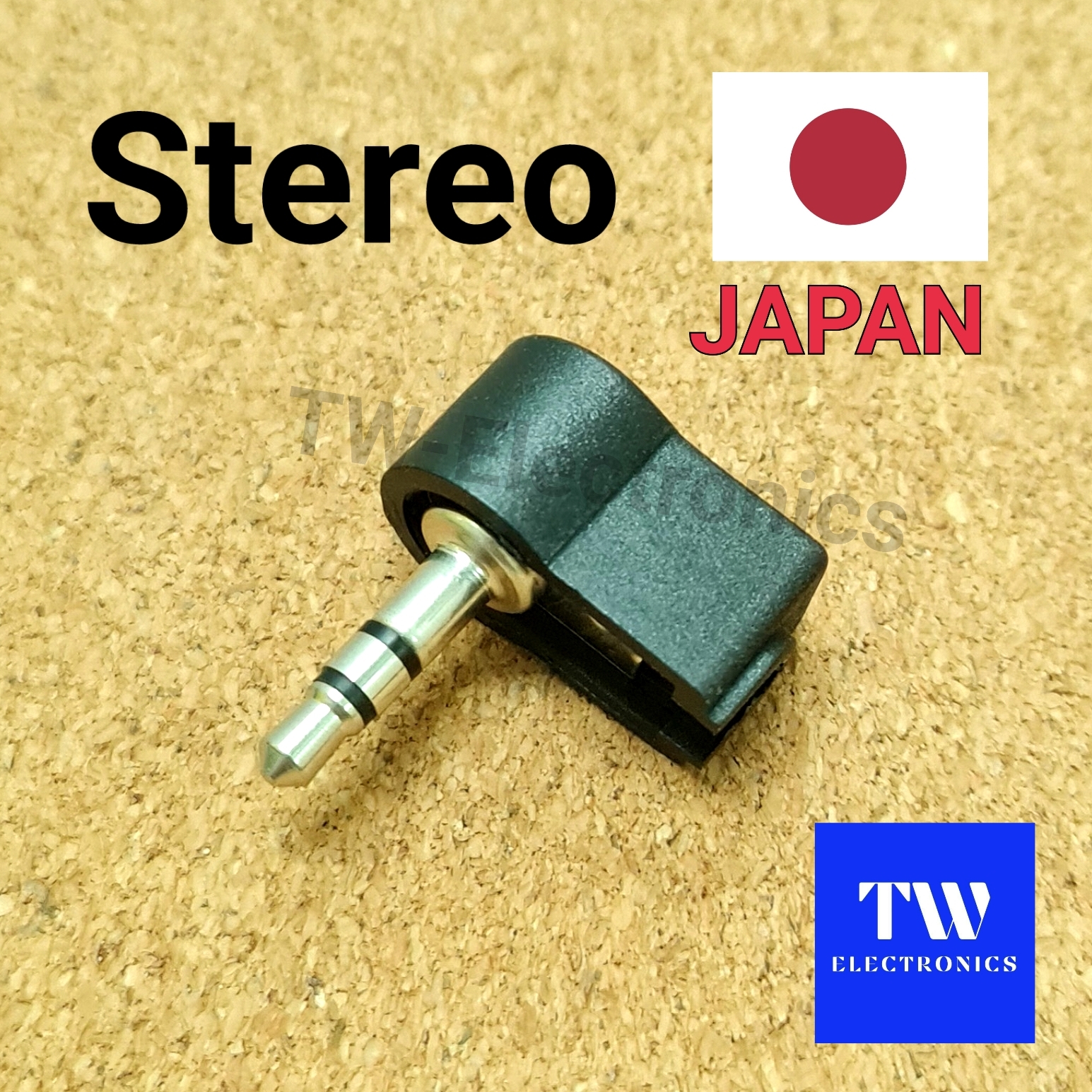 3.5mm Stereo ตัวผู้ แบบงอ JAPAN / RSA401