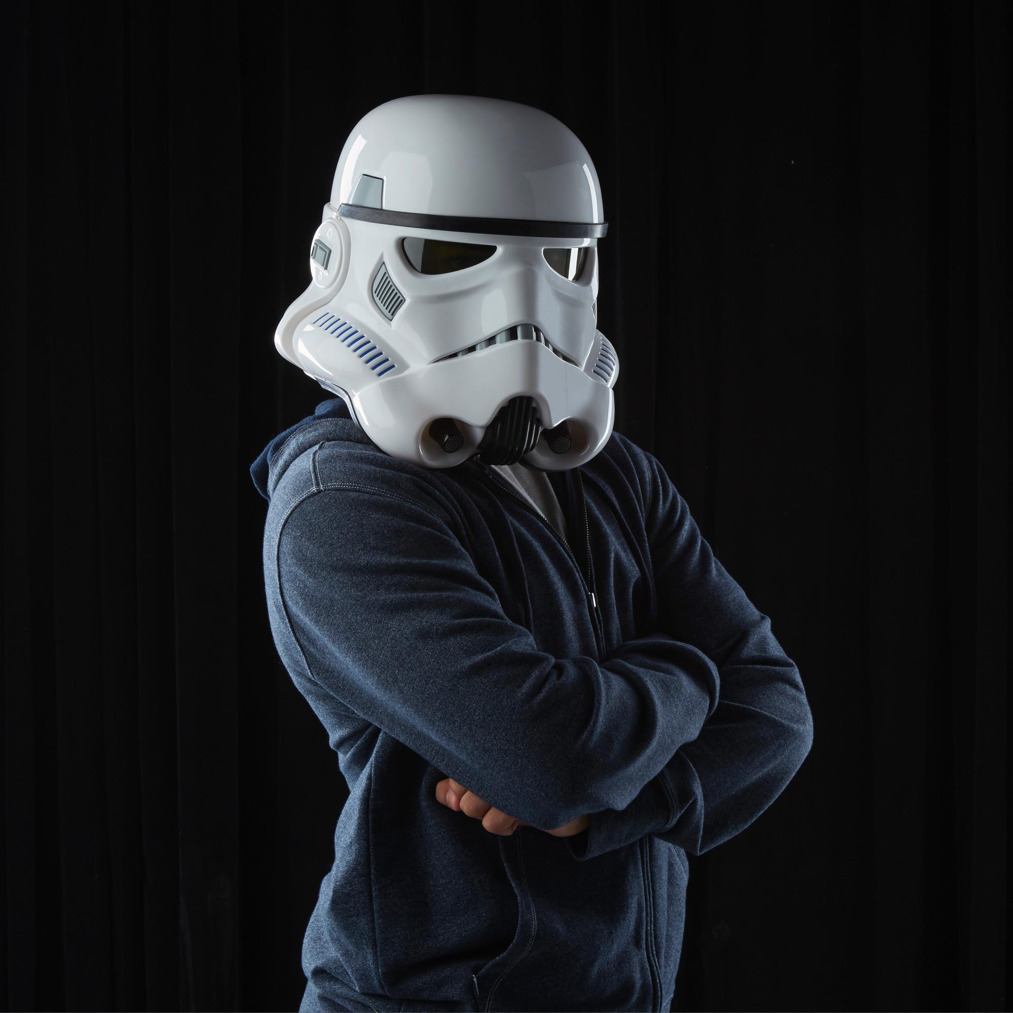 Hasbro Star Wars The Black Series Imperial Stormtrooper 1:1 Scale Electronic Voice Changer Helmet ฮาสโบร สตาร์ วอร์ส เดอะ แบล็ค ซีรี่ย์ส หน้ากาก อิมพีเรียล สตอร์มทรูปเปอร์ เปลี่ยนเสียงได้ ลิขสิทธิ์แท้