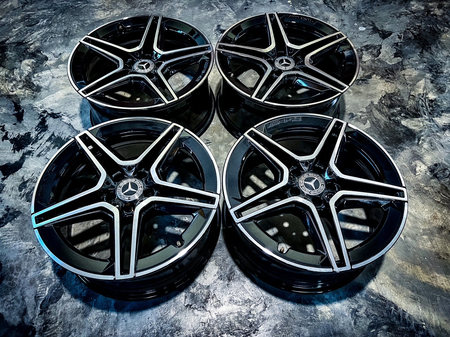 ล้อเบนซ์แท้ AMG 5 TAWIN SPOKE NEW 19"