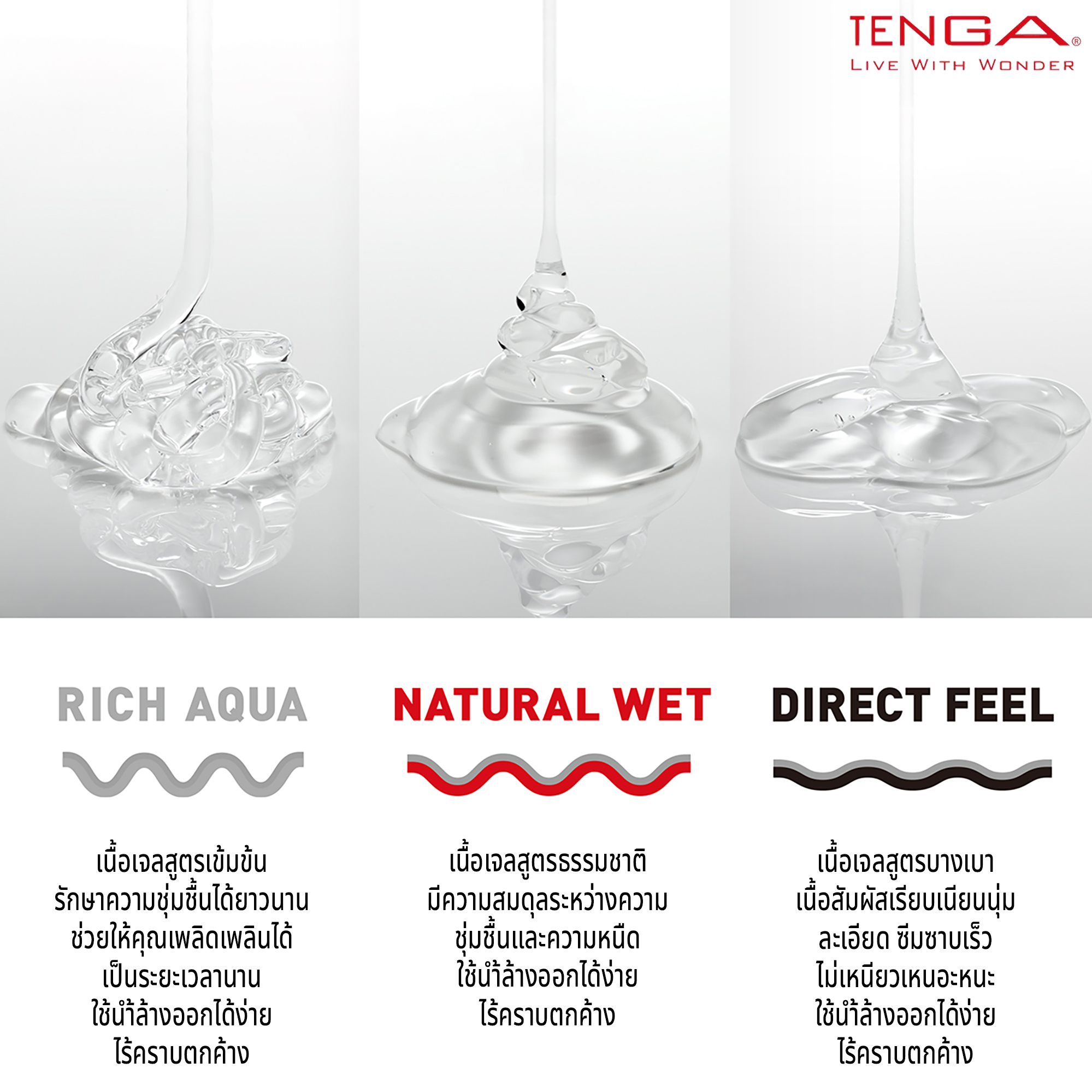 Tenga Play Gel Natural Wet เจลหล่อลื่นเทงก้า เพลย์ เจล เนเชอรัล เว็ท เจลหล่อลื่นสูตรน้ำ เนื้อเจลสูตรธรรมชาติ ขนาด 160 ml