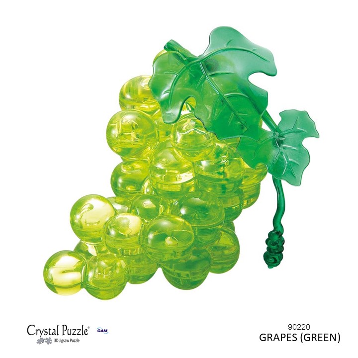 Grapes (Green ) : 44 Pcs./3D CRYTAL PUZZLE