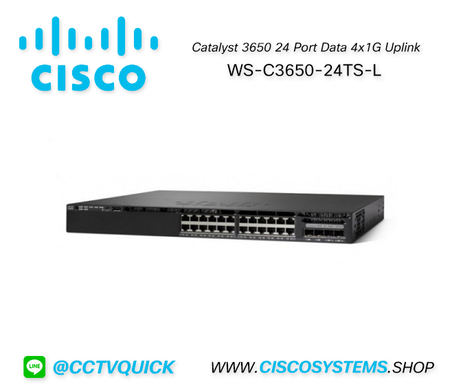 EOL WS-C3650-24TS-L (Cisco Catalyst 3650 24 Port Data 4x1G Uplink LAN Base) ** C9300L-24T-4G-E