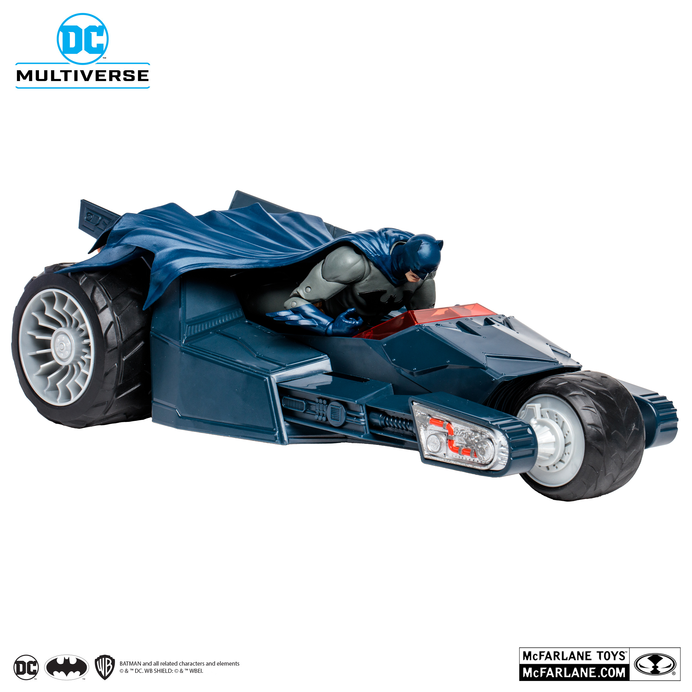 McFARLANE DC Multiverse Batman & Bat-Raptor (The Batman Who Laughs) Gold Label แมคฟาร์เลน ดีซี มัลติเวิร์ส หุ่นโมเดลฟิกเกอร์ แบทแมน ขนาด 7 นิ้ว และ แบท-แรปเตอร์ ลิขสิทธิ์แท้