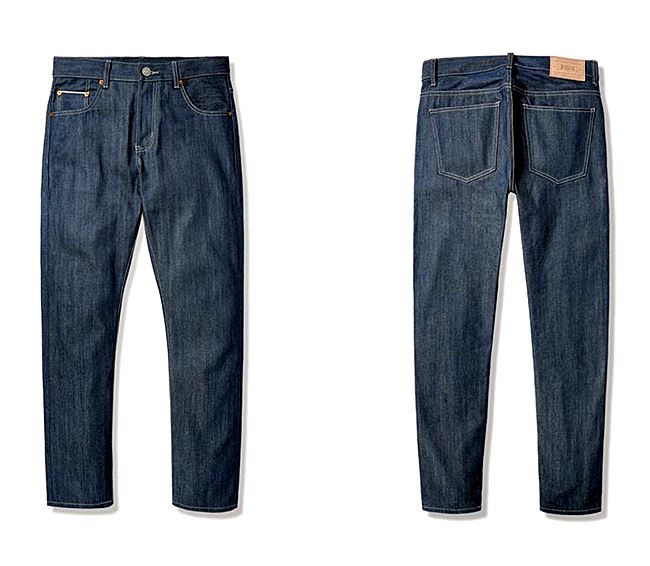 001044 กางเกงยีนส์ XOFO Selvage Denim สไตล์วินเทจ Version Jeans Straight type ผ้าริมแดง Size 28-38