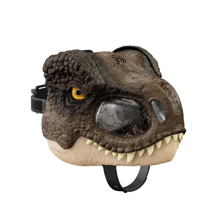 Mattel Jurassic World Tyrannosaurus Rex Chomp 'N Roar Mask (GWD71) แมทเทล จูราสสิค เวิลด์ ของเล่นแอ็กชั่นฟิกเกอร์ไดโนเสาร์ หน้ากาก ไทแรนโนซอรัส เร็กซ์ (ที. เร็กซ์)