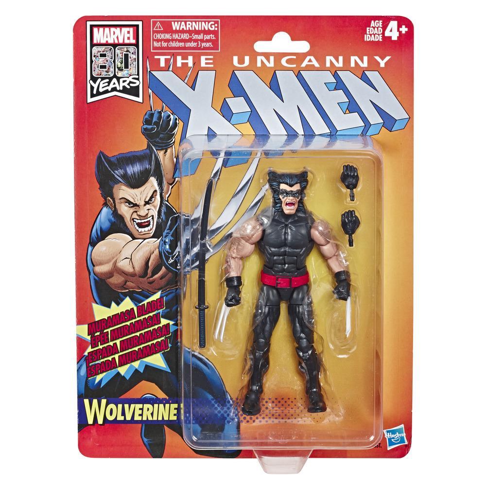 Hasbro Marvel Legends Retro Series Wolverine 6-inch Figure ฮาสโบร มาร์เวล เลเจนด์ ซีรี่ย์ส อเวนเจอร์ส หุ่นโมเดลฟิกเกอร์ วูล์ฟเวอรีน ขนาด 6 นิ้ว ลิขสิทธิ์แท้