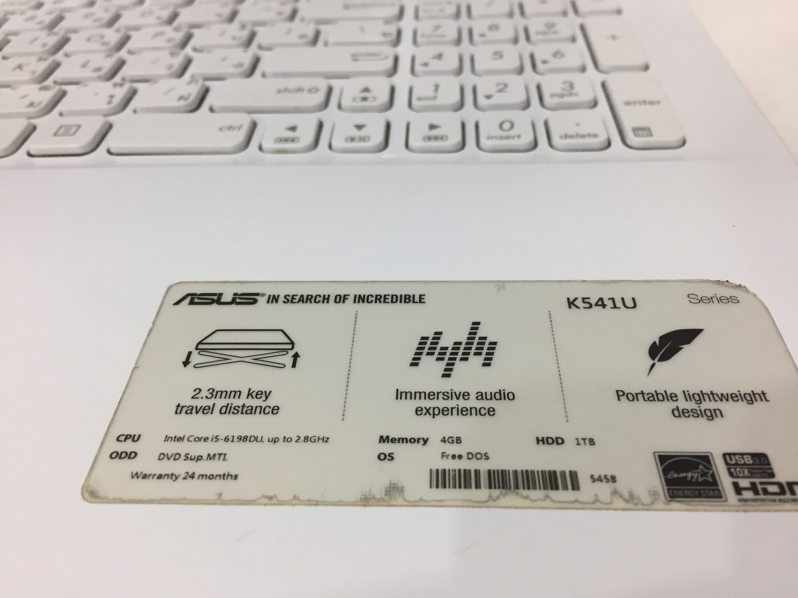 ASUS K541UV