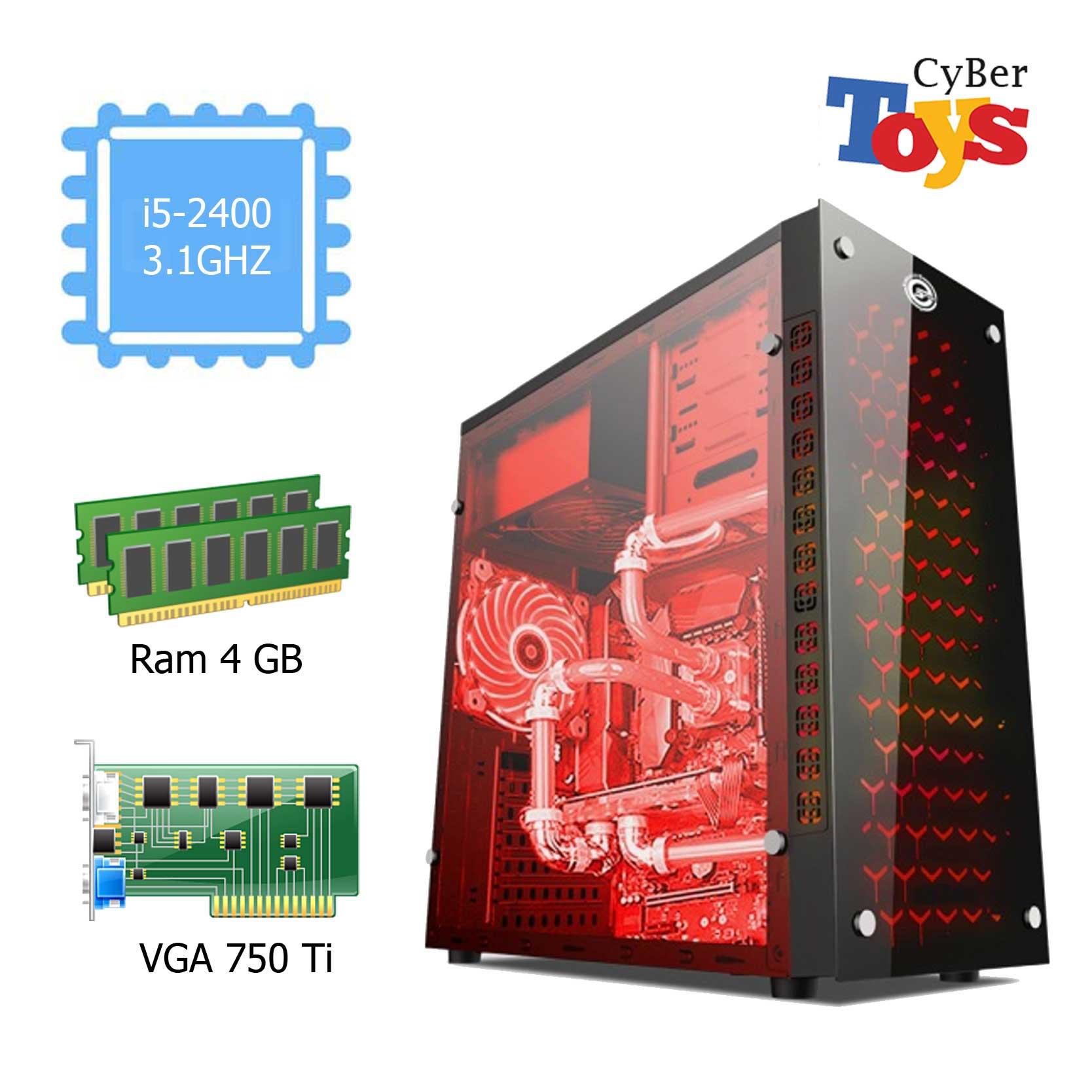computer PC i5 คอมสำหรับเล่นเกมส์ GTAV HON PB SF FIFA4 เล่นได้หลานเกมส์ การ์ดจอ 750TI