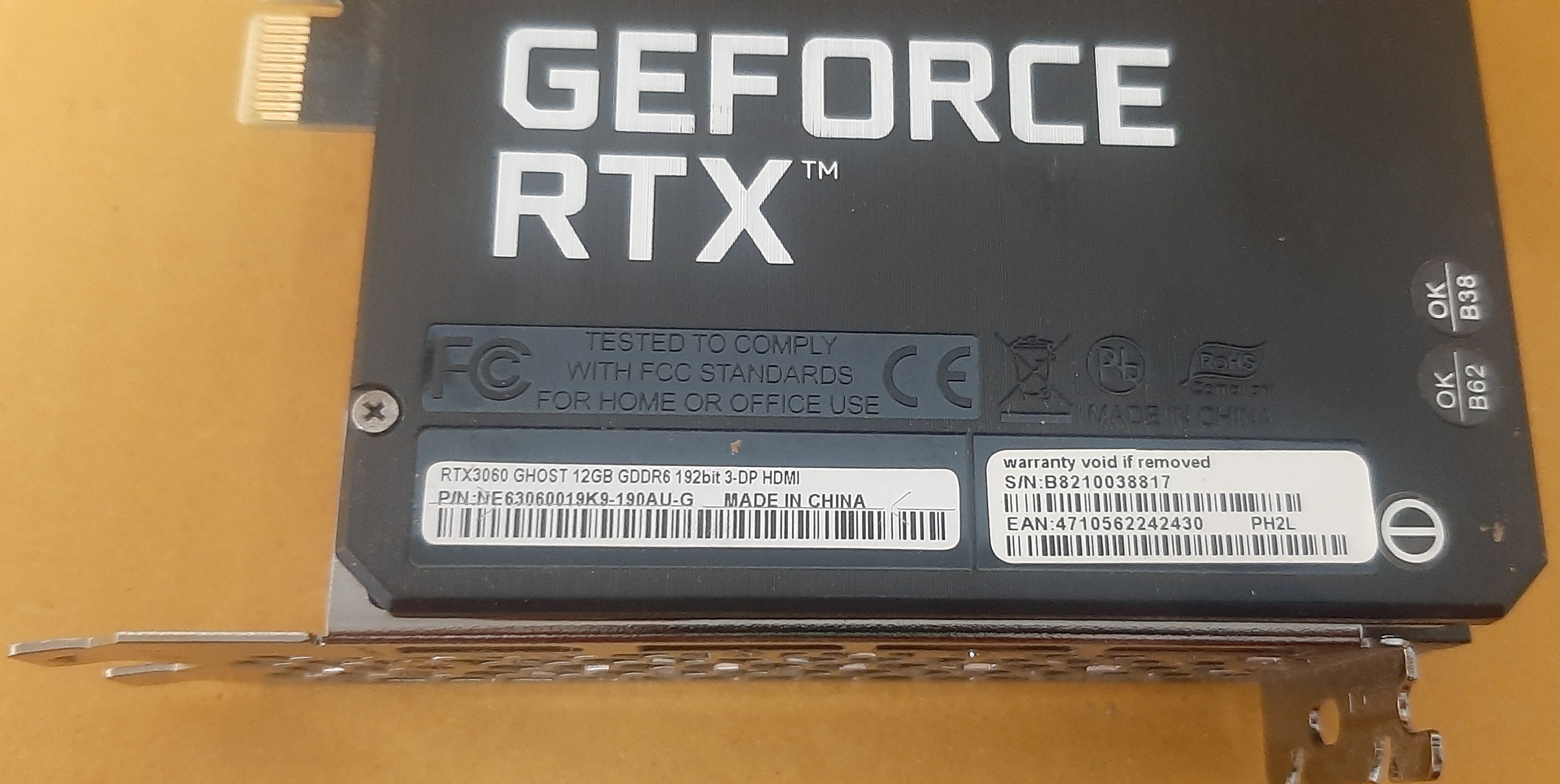 Nvidai Geforce RTX3060 12GB ใช้งานได้ปกติ มือสอง สภาพดี ประกันร้าน 1 เดือน
