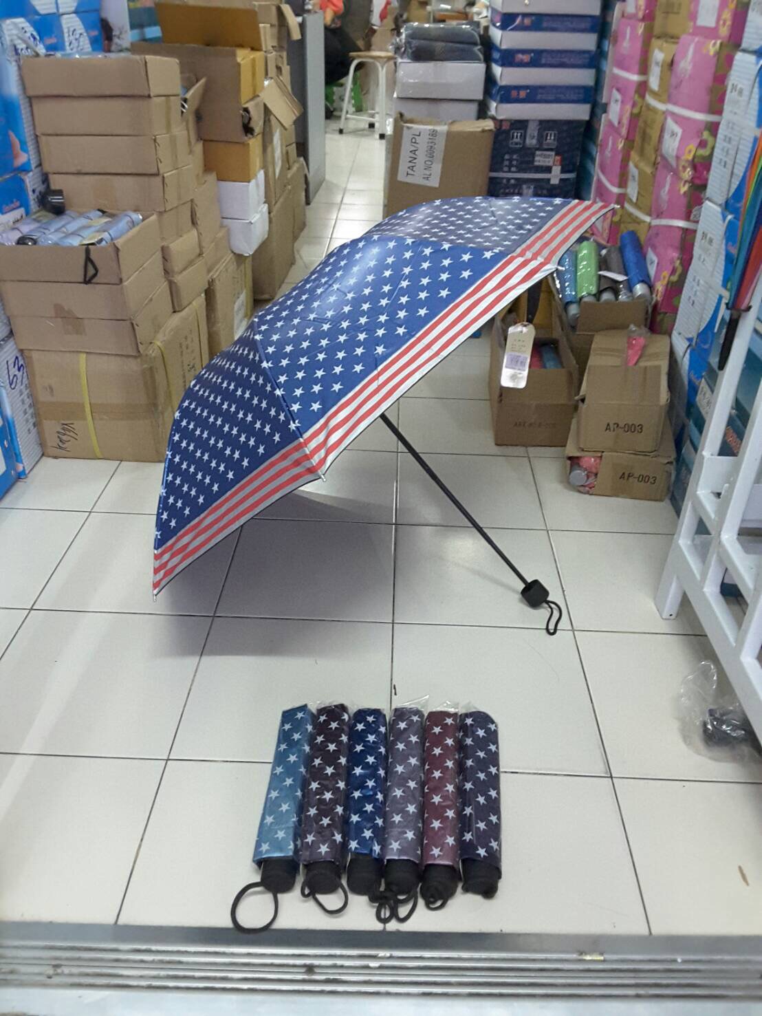 ร่มโค้งแฟชั่นยูวีดำรหัส3458