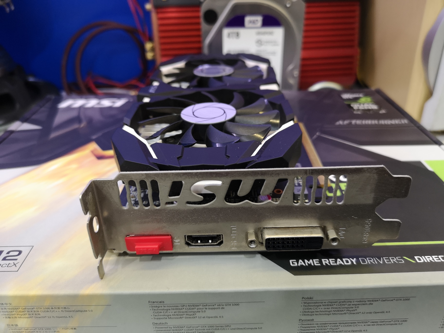 MSI GeForce® GTX 1050 Ti 4GT OC ครบกล่อง JIB 04/2020