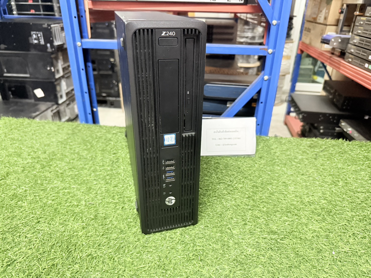 คอมพิวเตอร์ HP WorkStation Z240 SFF(E3-1240 V3/8GB*2/SSD 120GB)