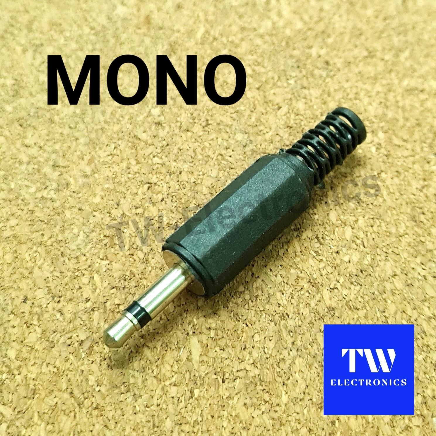 3.5mm Mono ตัวผู้ พลาสติก (สีดำ) / RMP401B