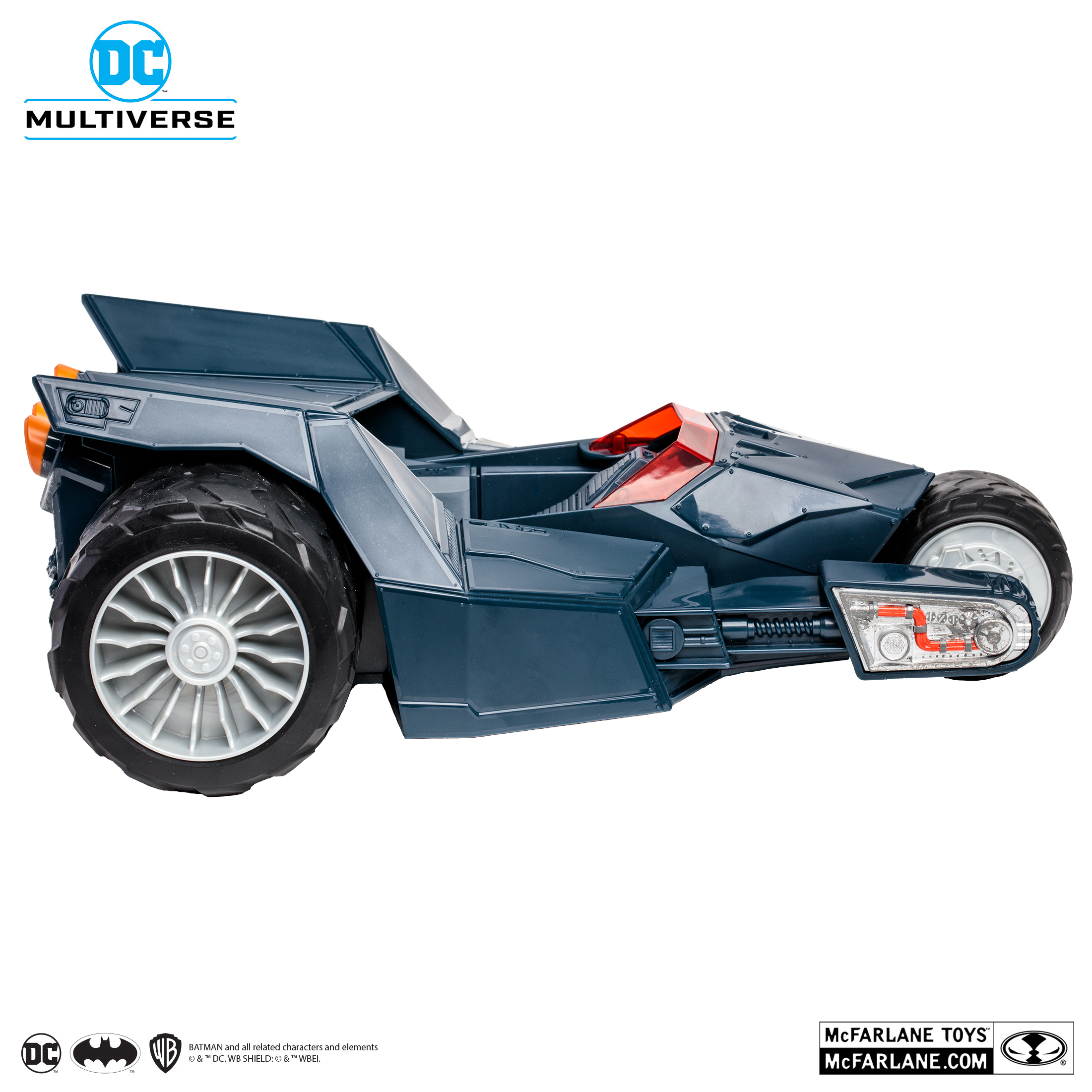 McFARLANE DC Multiverse Batman & Bat-Raptor (The Batman Who Laughs) Gold Label แมคฟาร์เลน ดีซี มัลติเวิร์ส หุ่นโมเดลฟิกเกอร์ แบทแมน ขนาด 7 นิ้ว และ แบท-แรปเตอร์ ลิขสิทธิ์แท้