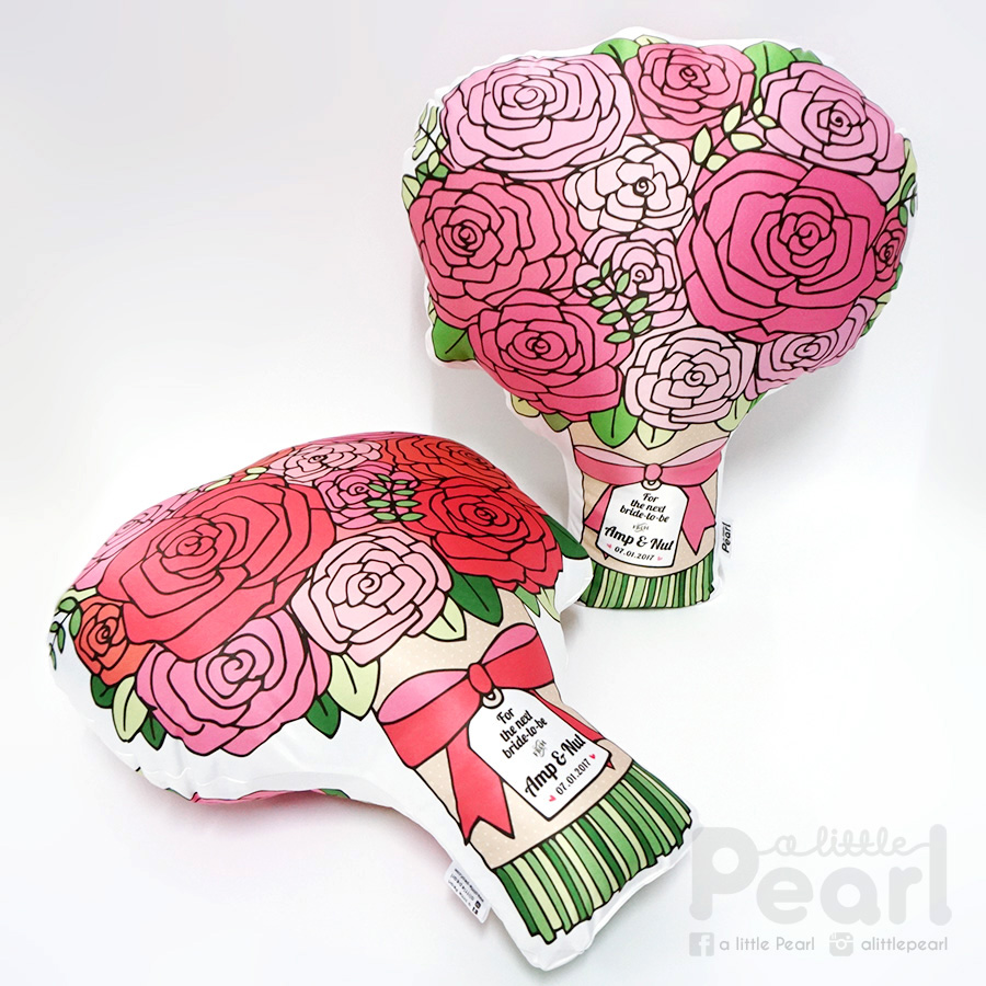 หมอนช่อกุหลาบ Rose Bouquet