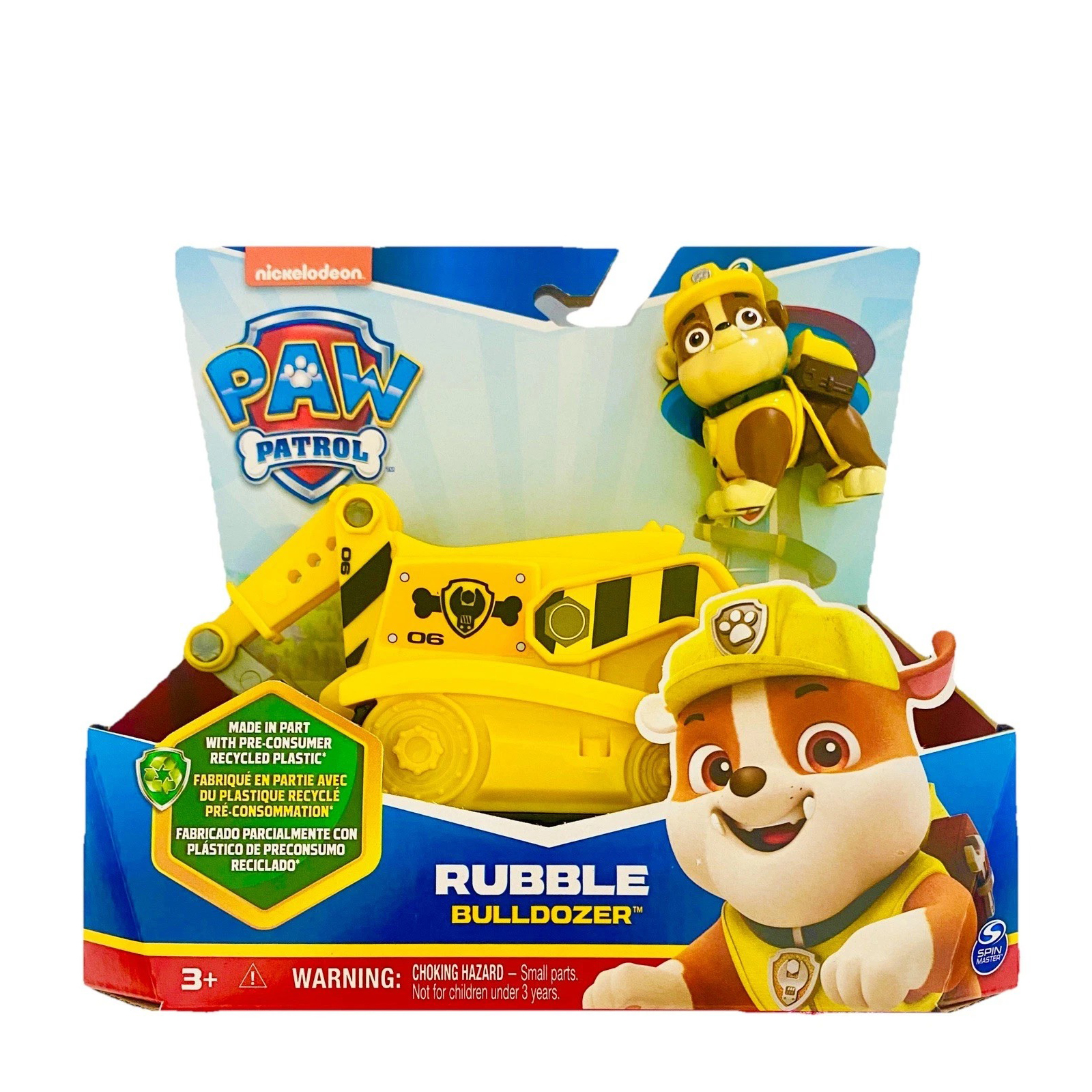 Paw Patrol Basic Vehicles – Rubble ของเล่นรถฟิกเกอร์ พาว พาโทรล รับเบิ้ล ลิขสิทธิ์แท้