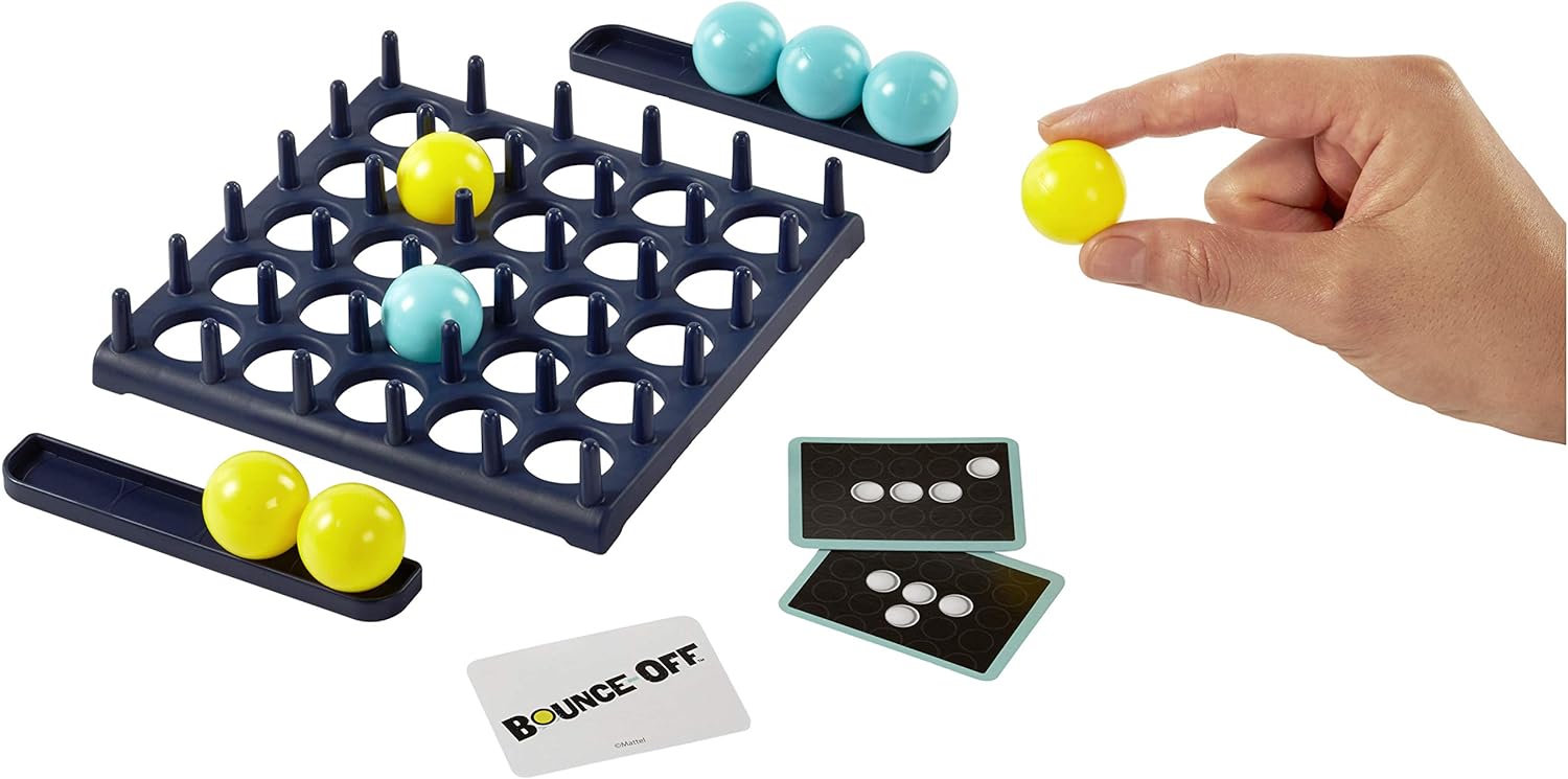 Mattel Board Game Fast Fun Bounce Off ขนาดพกพา