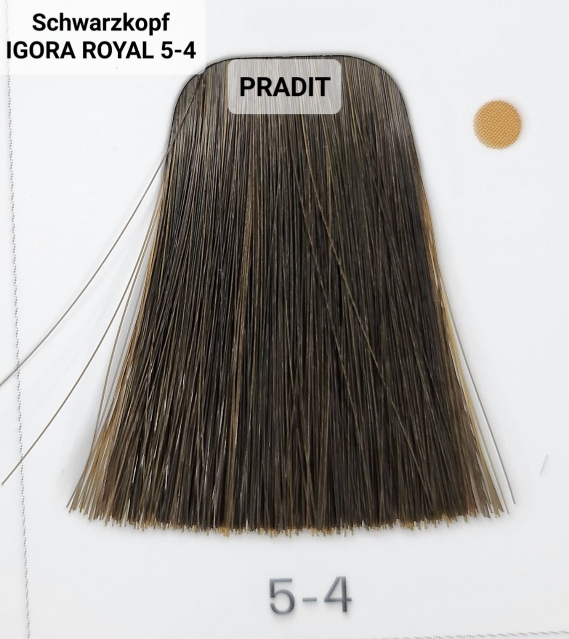Schwarzkopf Igora Royal ครีมย้อมผม อีโกร่า รอยัล เบอร์5-4 สีน้ำตาลอ่อนออกเบจ (60ml) 80 กรัม
