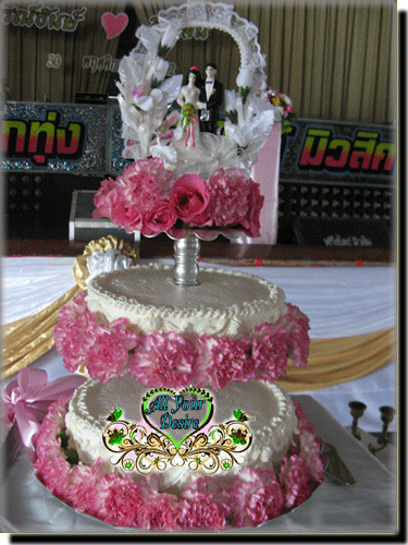 เค้กแต่งงาน CC 001 - 4,500 บาท
