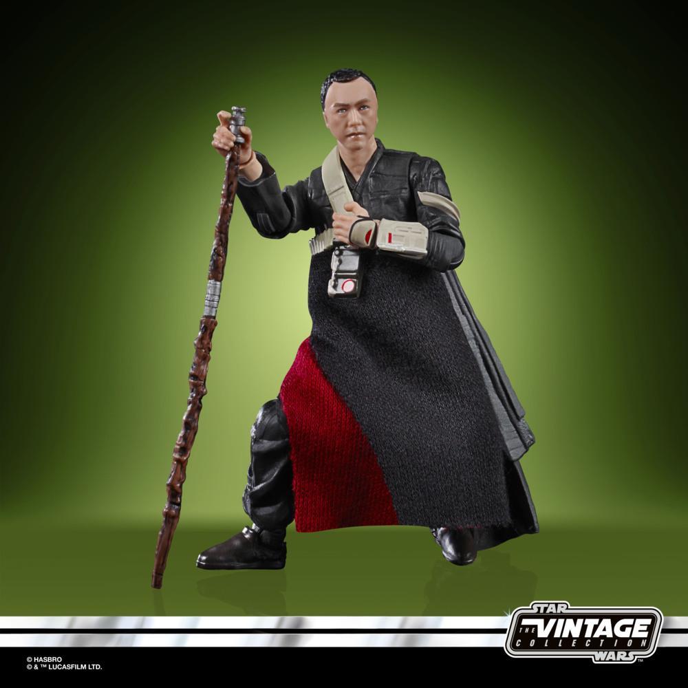 Hasbro Kenner The Vintage Collection Star Wars Chirrut Îmwe 3.75-inch-scale Action Figure ฮาสโบร สตาร์ วอร์ส หุ่นโมเดลฟิกเกอร์ ชิรุต อิมเว ขนาด 3.75 นิ้ว ลิขสิทธิ์แท้