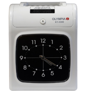 ขายถูก เครื่องตอกบัตร โอลิมเปีย ET3300 (แถมฟรีบัตรตอก2pack+แผงเสียบบัตร1 แผง) จัดส่งฟรี