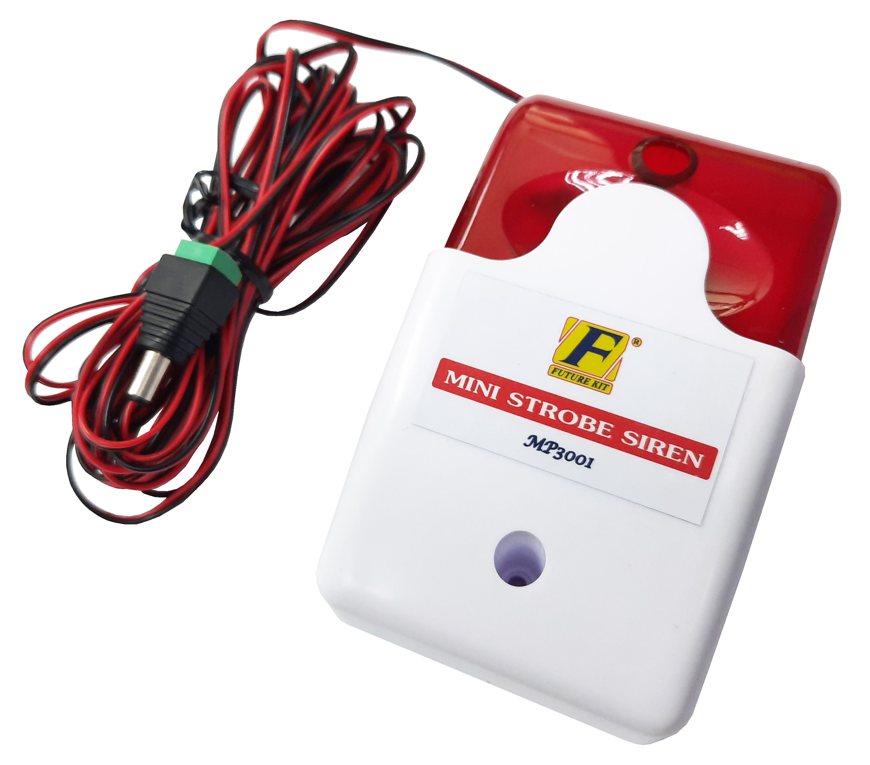 MP3001 STROBE FLASHING LIGHT SIREN 12V