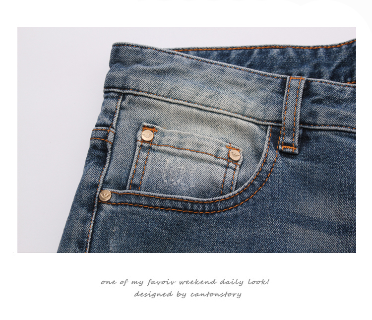 001013 ยีนส์ Ajaz James Style Armani Italy New Summer 2019 Jeans Denim Slim feet Size 28-38