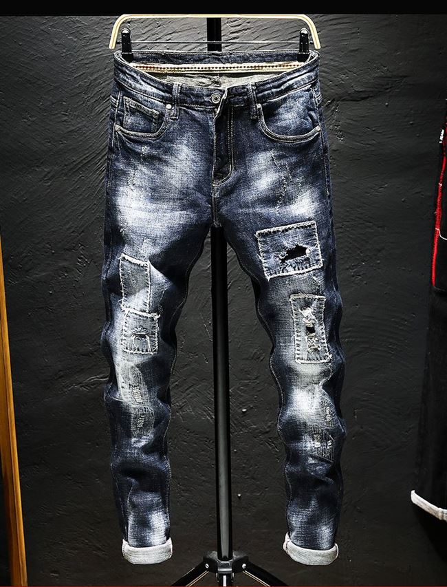 001033 กางเกงยีนส์ Sandcow Denim Style Korean Version Diesel Jeans Slim feet Size 28-38