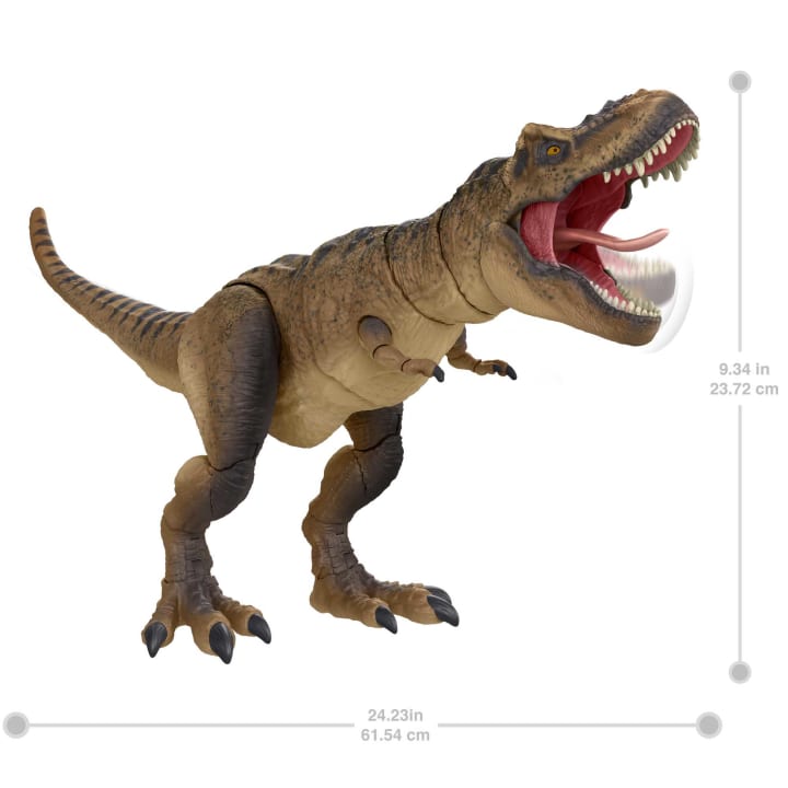Mattel Jurassic World Hammond Collection Tyrannosaurus Rex (HFG66) แมทเทล จูราสสิค เวิลด์ ของเล่นแอ็กชั่นฟิกเกอร์ไดโนเสาร์ ไทแรนโนซอรัส เร็กซ์ (ที. เร็กซ์)