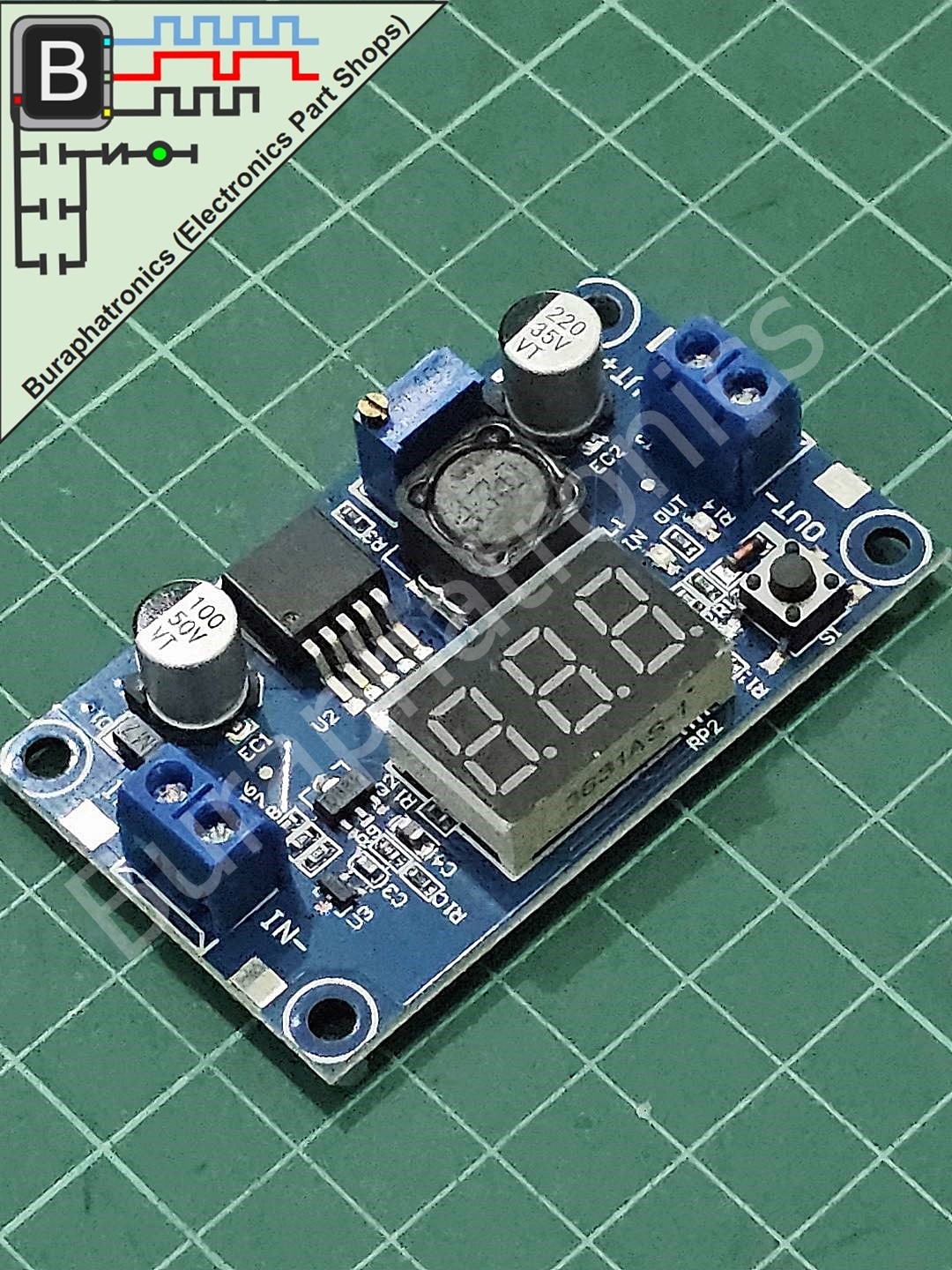 LM2596 Power Supply Voltage Adjust 1.2-37V. 3A