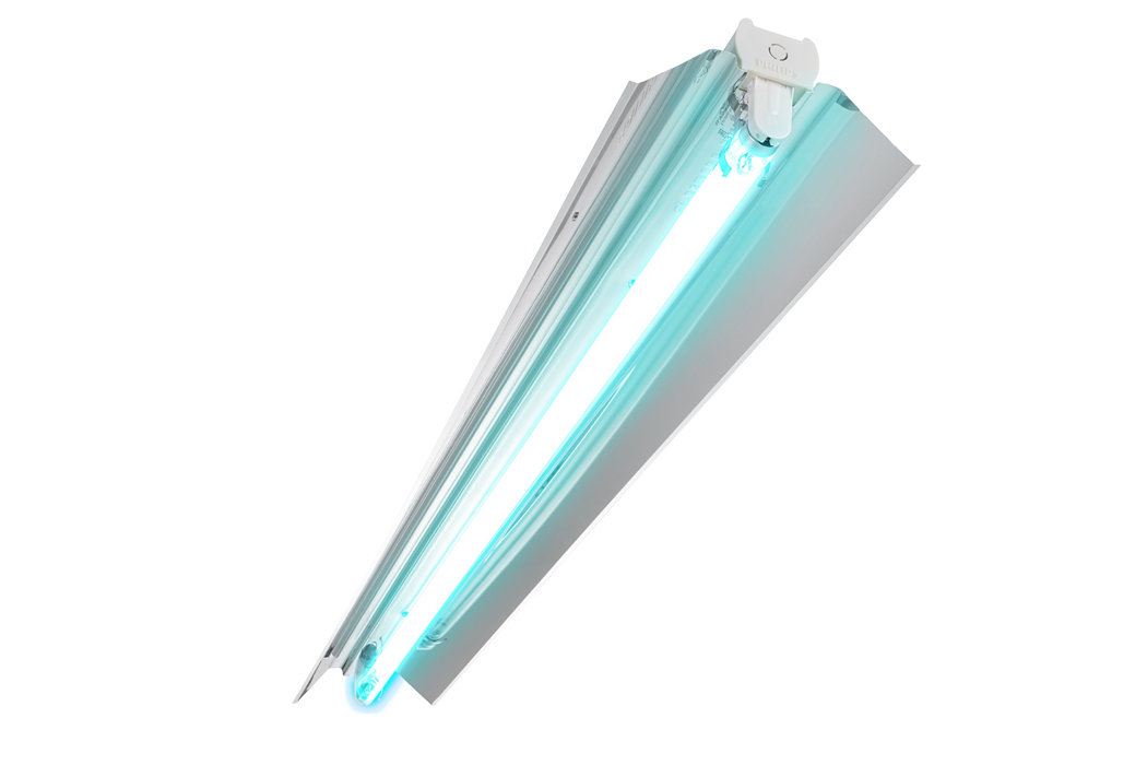 ขายถูก UV-C Batten with reflector (UV-C พร้อมราง และแผ่นสะท้อนแสงชนิด 1 หลอด)
