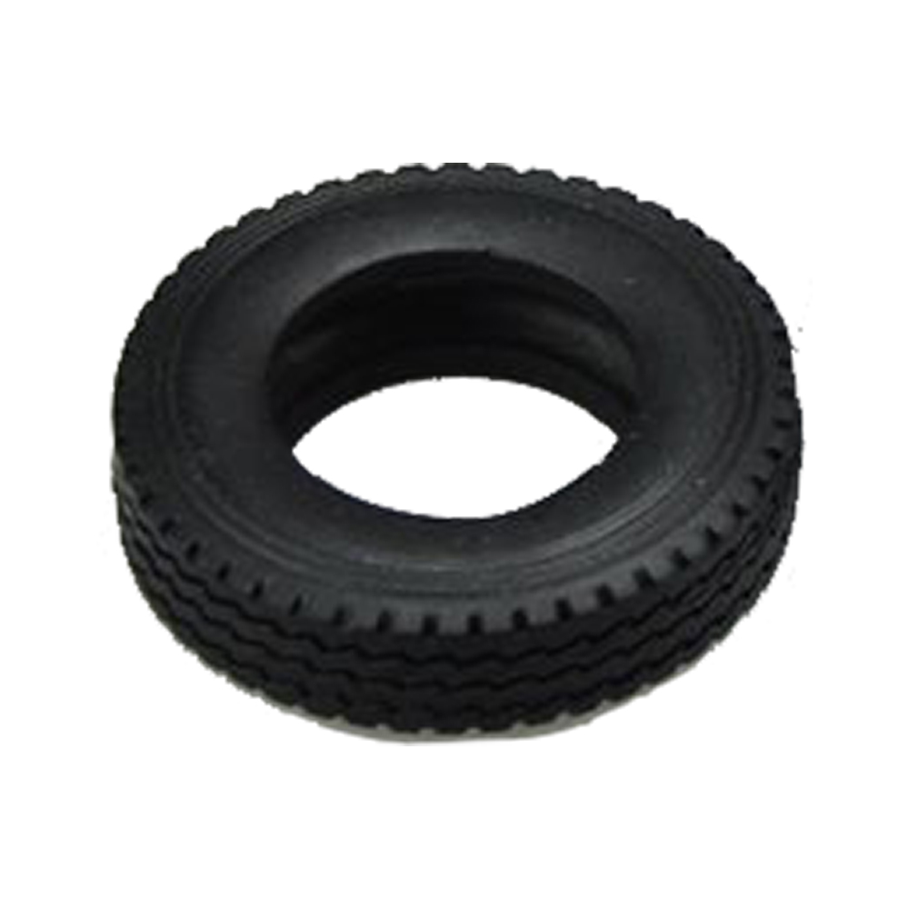 ล้อโมเดลรถบรรทุก P17 รุ่นกระทะสูง ล้อรถสิบล้อย่อส่วนยางแท้ สิบล้อโมเดล truck wheel 1/24 ล้อรถของเล่น