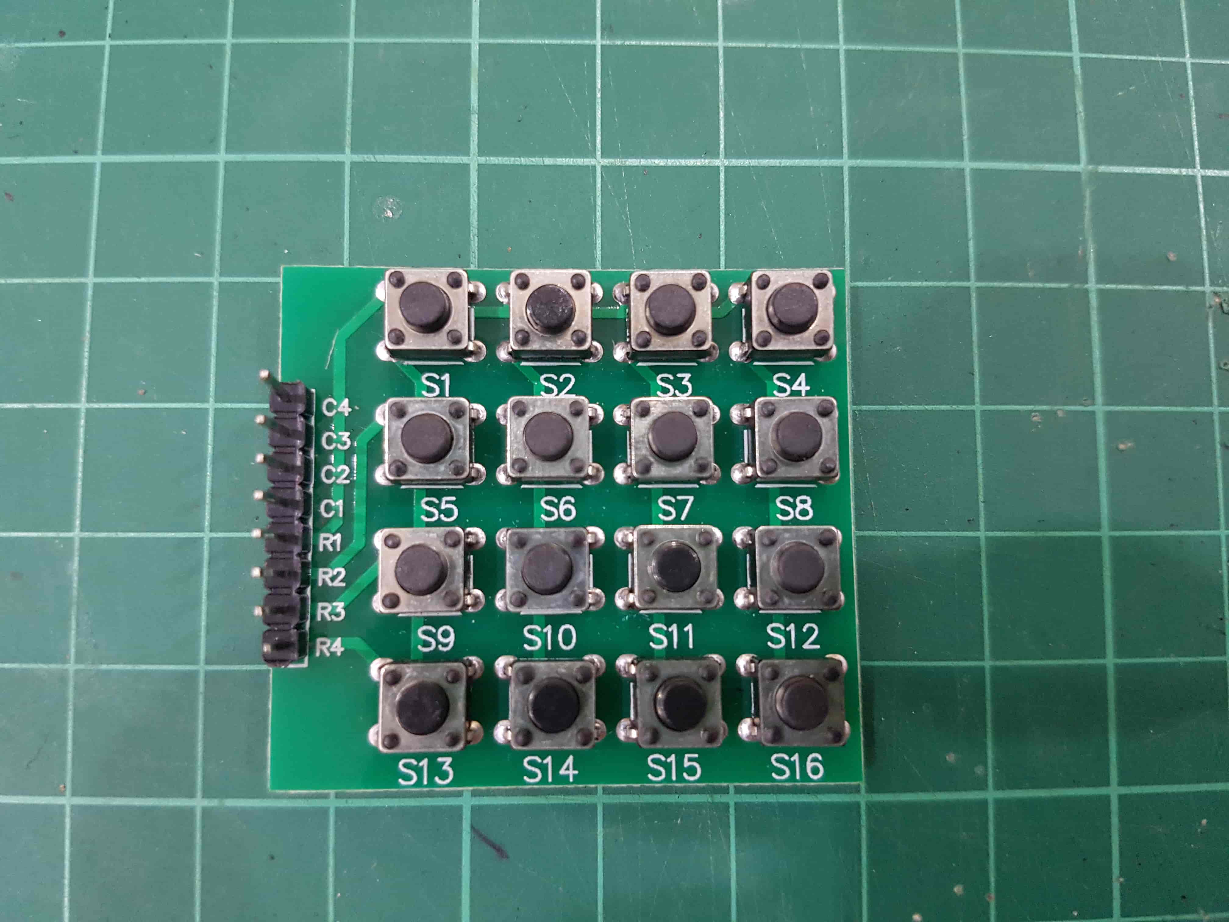 Microswitch Key 4X4 Matrix
