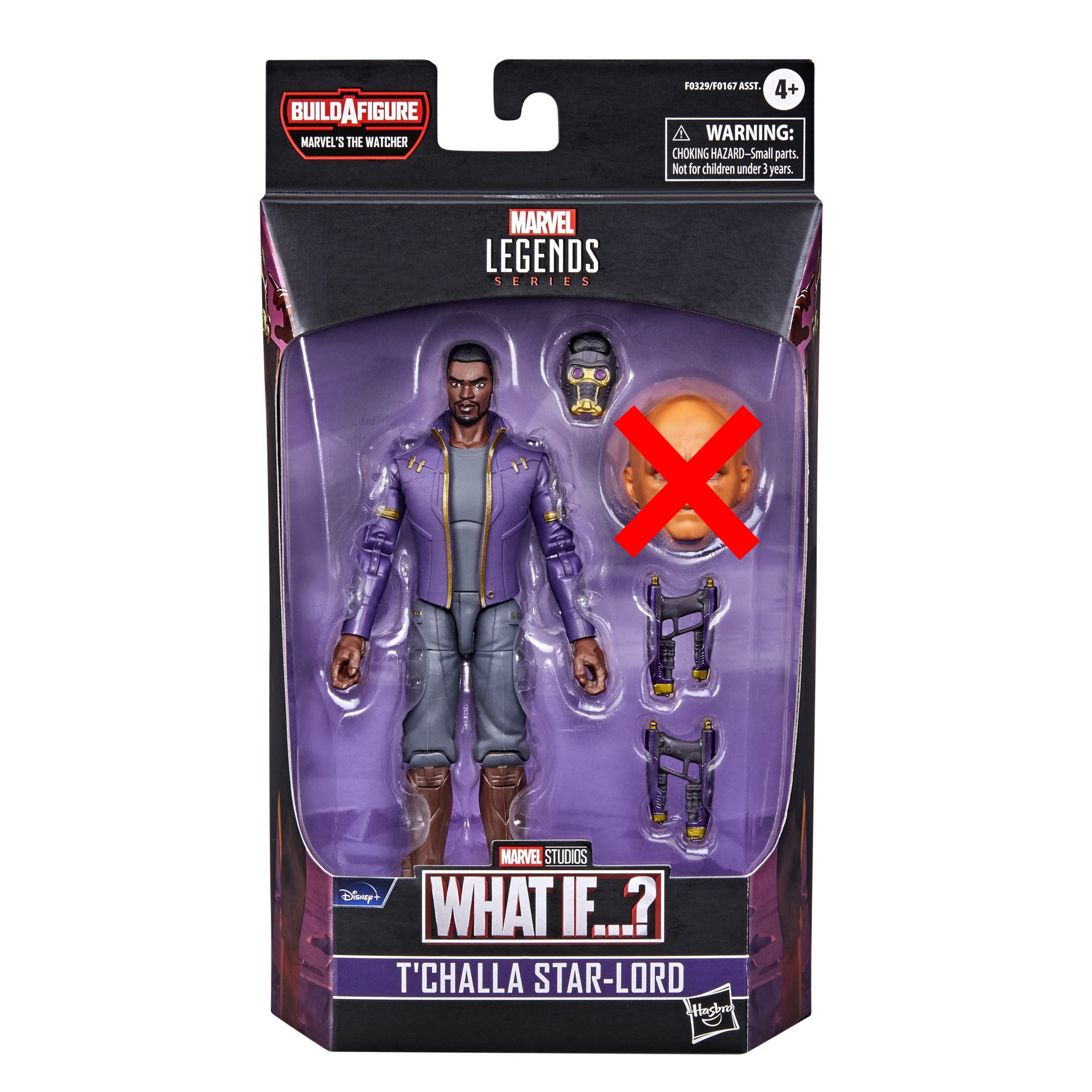 Hasbro Marvel Legends Series What If T'Challa Star-Lord 6-inch Figure ฮาสโบร มาร์เวล เลเจนด์ ซีรี่ย์ส หุ่นโมเดลฟิกเกอร์ วอท อีฟ ทีชัลลา สตาร์-ลอร์ด ขนาด 6 นิ้ว (No BAF) ลิขสิทธิ์แท้