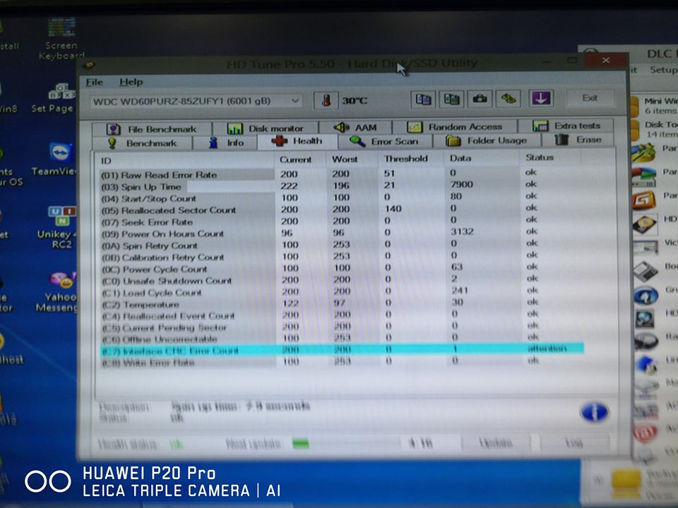 6 TB. WD PURPLE 5700RPM SATA3 (WD60PURZ) JIB05/2022