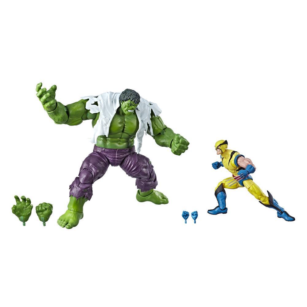 Hasbro Marvel Legends Series Hulk and Wolverine 6-Inch Action Figure ฮาสโบร มาร์เวล เลเจนด์ อเวนเจอร์ส หุ่นโมเดลฟิกเกอร์ ฮัลค์ และ วูล์ฟเวอรีน ขนาด 6 นิ้ว ลิขสิทธิ์แท้