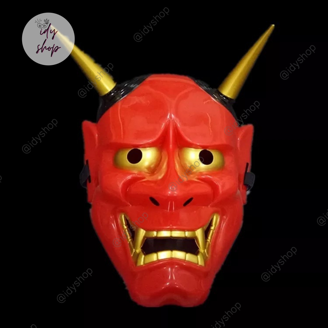 หน้ากากปีศาจญี่ปุ่น ฮันเนีย Hannya หน้ากากปาร์ตี้ หน้ากากแฟนซี หน้ากากฮาโลวีน หน้ากากผี หน้ากากคอสเพลย์ Japanese Devil Noh Hannya fancy Mask idyshop