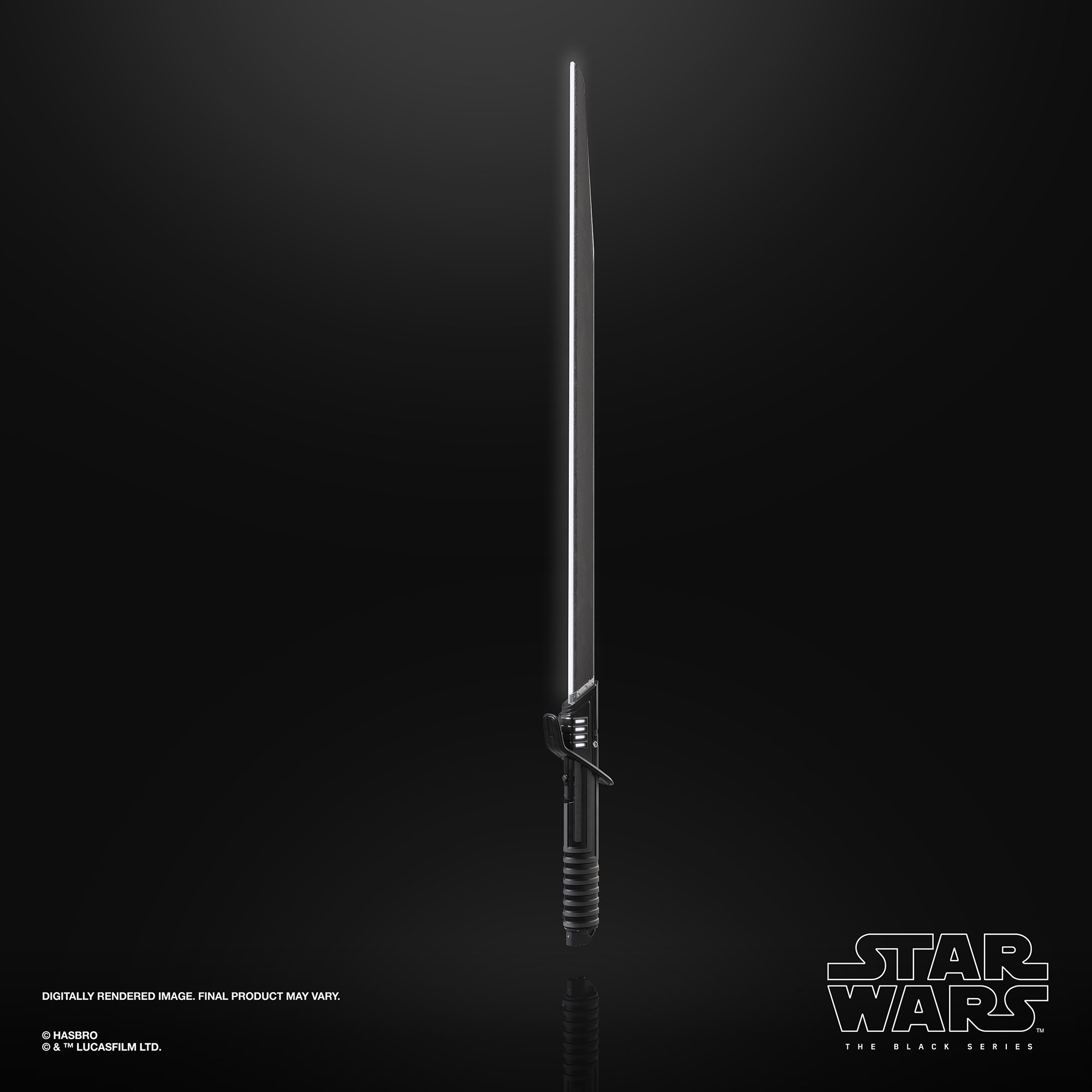 Hasbro Star Wars The Black Series Mandalorian Darksaber Force FX Elite Lightsaber ดาบไลท์เซเบอร์ สตาร์ วอร์ แมนดาโรเลี่ยน ดาร์กเซเบอร์ มีเสียง มีไฟ ลิขสิทธิ์แท้