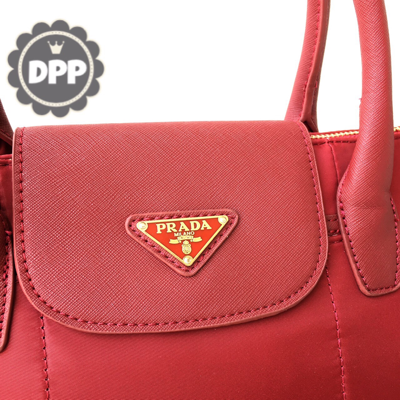 กระเป๋า PRADA Longchamp งาน mirror (สีครีม)