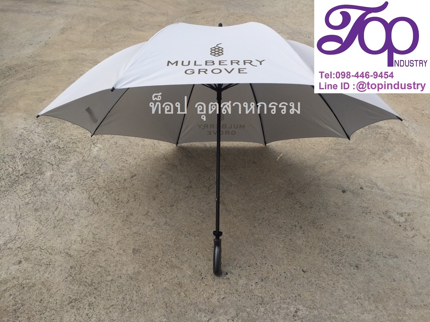 ร่มกอล์ฟ ร่ม30นิ้ว ร่มกอล์ฟงานผลิตไทย ร่มกอล์ฟทรงกลม1ชั้น