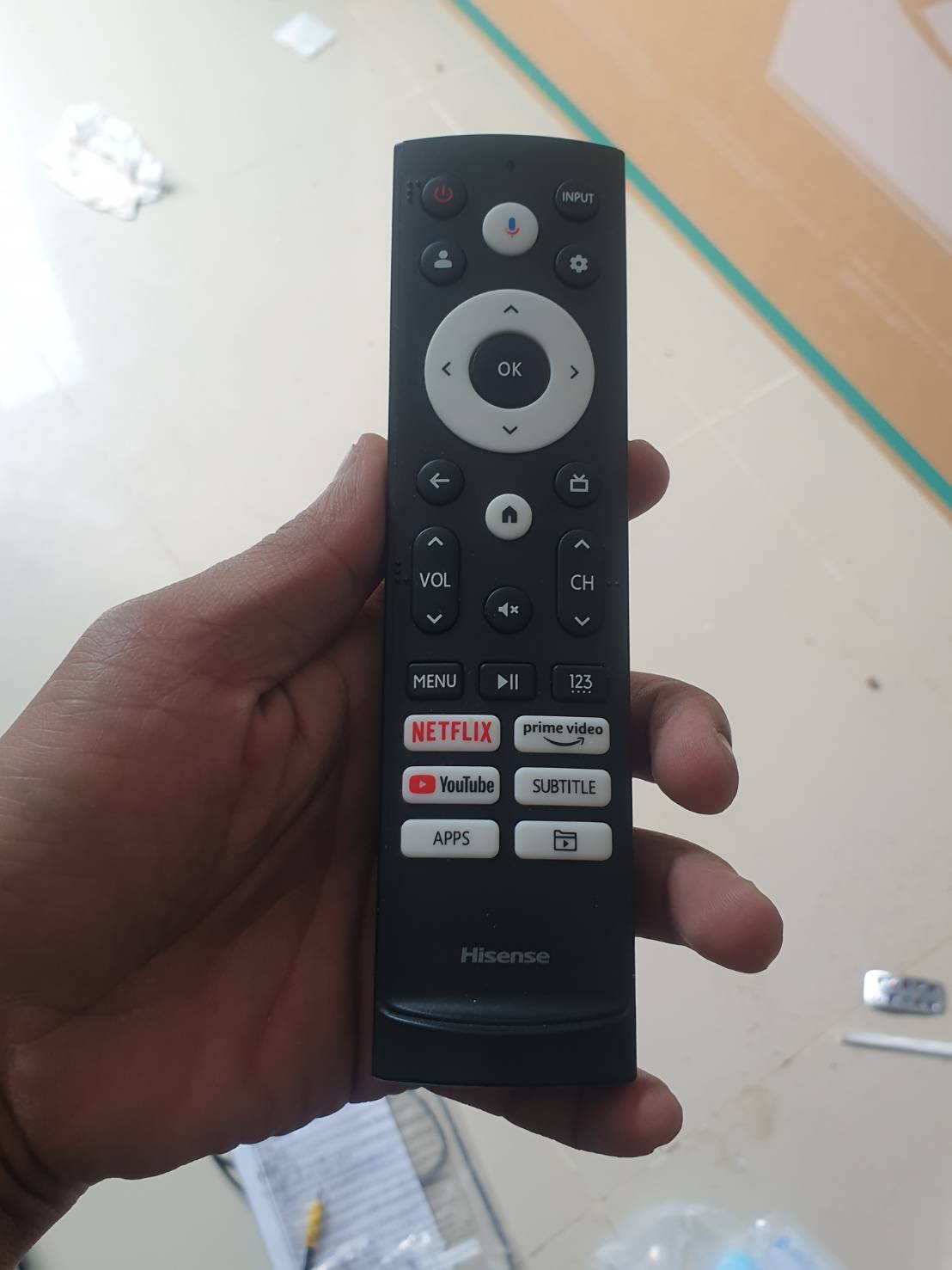 ทีวี HISENSE TV 65 นิ้ว รุ่น 65Q6N Google 4K UHD QLED ทีวี 65Q6N