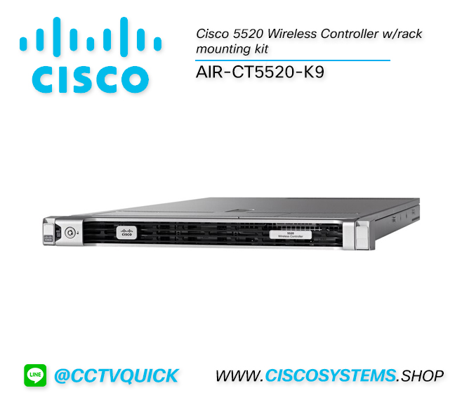 EOL AIR-CT5520-K9 (Cisco 5520 Wireless Controller w/rack mounting kit) ** C9800-40