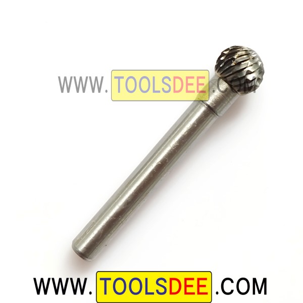 ดอกเจียรคาร์ไบด์ แกน 6 มิล หัวเจียรขนาด 10 มิล Double Cut