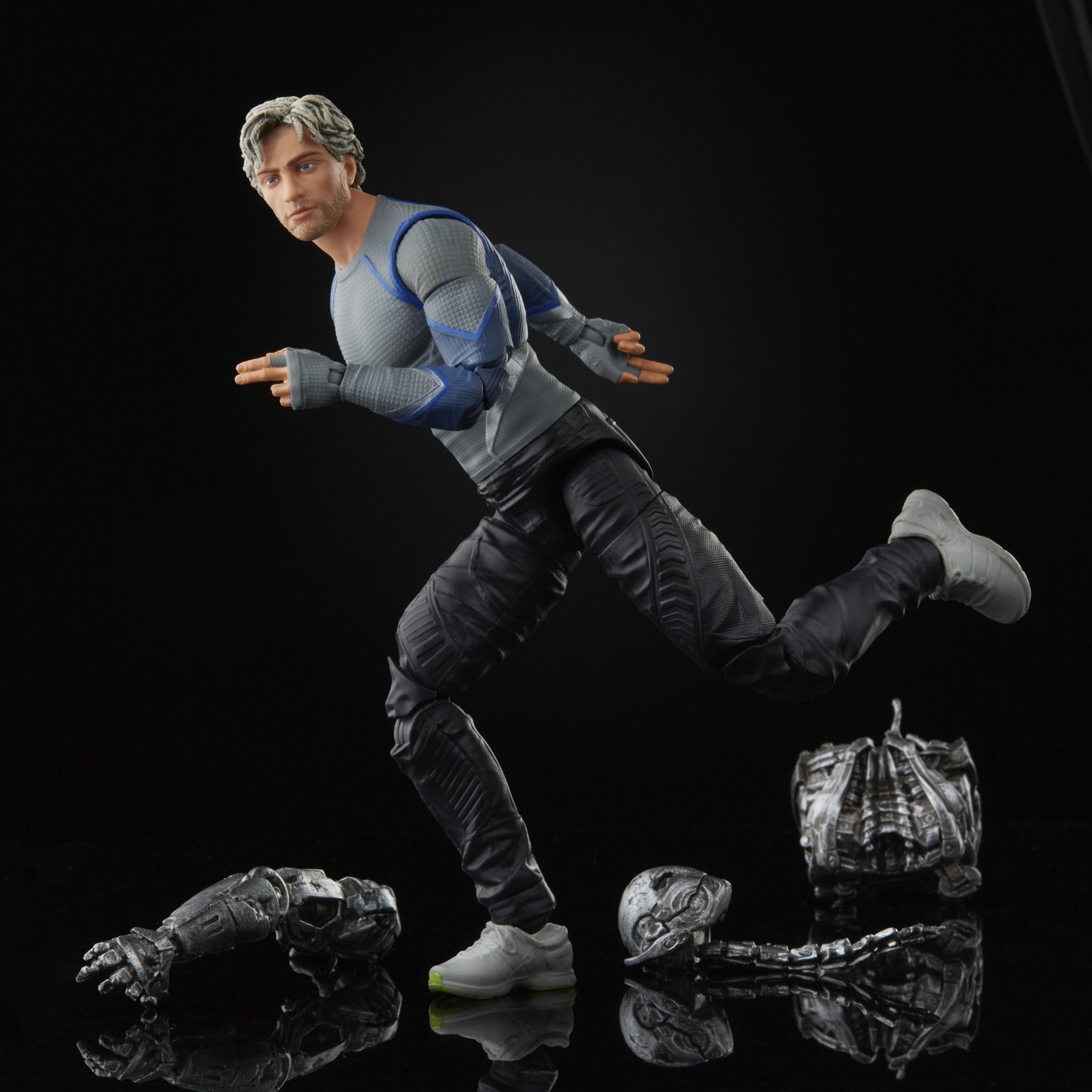Hasbro Marvel Legends Series Quicksilver Avengers Infinity Saga 6-inch Scale Figure ฮาสโบร มาร์เวล เลเจนด์ หุ่นโมเดลฟิกเกอร์ ควิกซิลเวอร์ ขนาด 6 นิ้ว ลิขสิทธิ์แท้