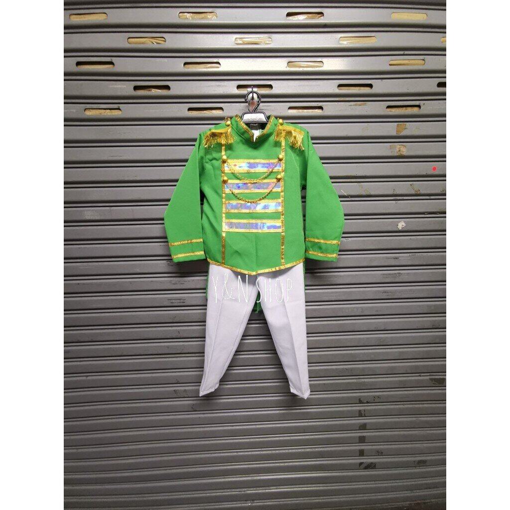 Y&NShop ชุดดรัมเมเยอร์ ชุดเชียร์ลีดเดอร์ เด็กชายอนุบาล-ประถมต้น ชุดกีฬาสี-ไม่มีสายสะพาย