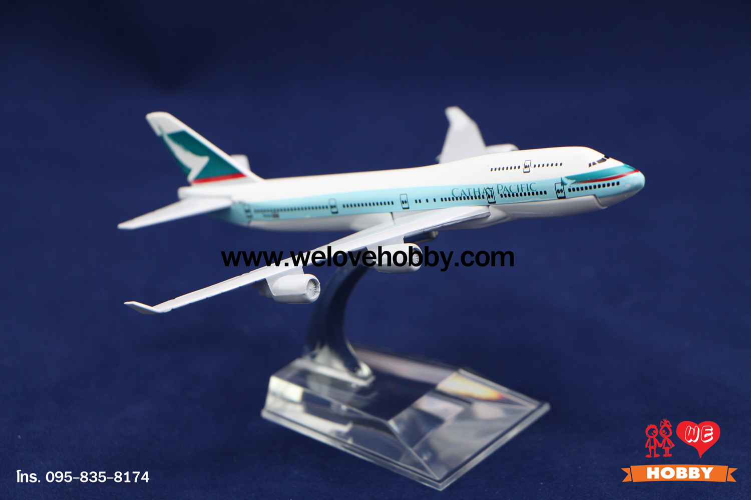 โมเดลเครื่องบิน Cathay Pacific ฮ่องกง (Boeing 747-400)