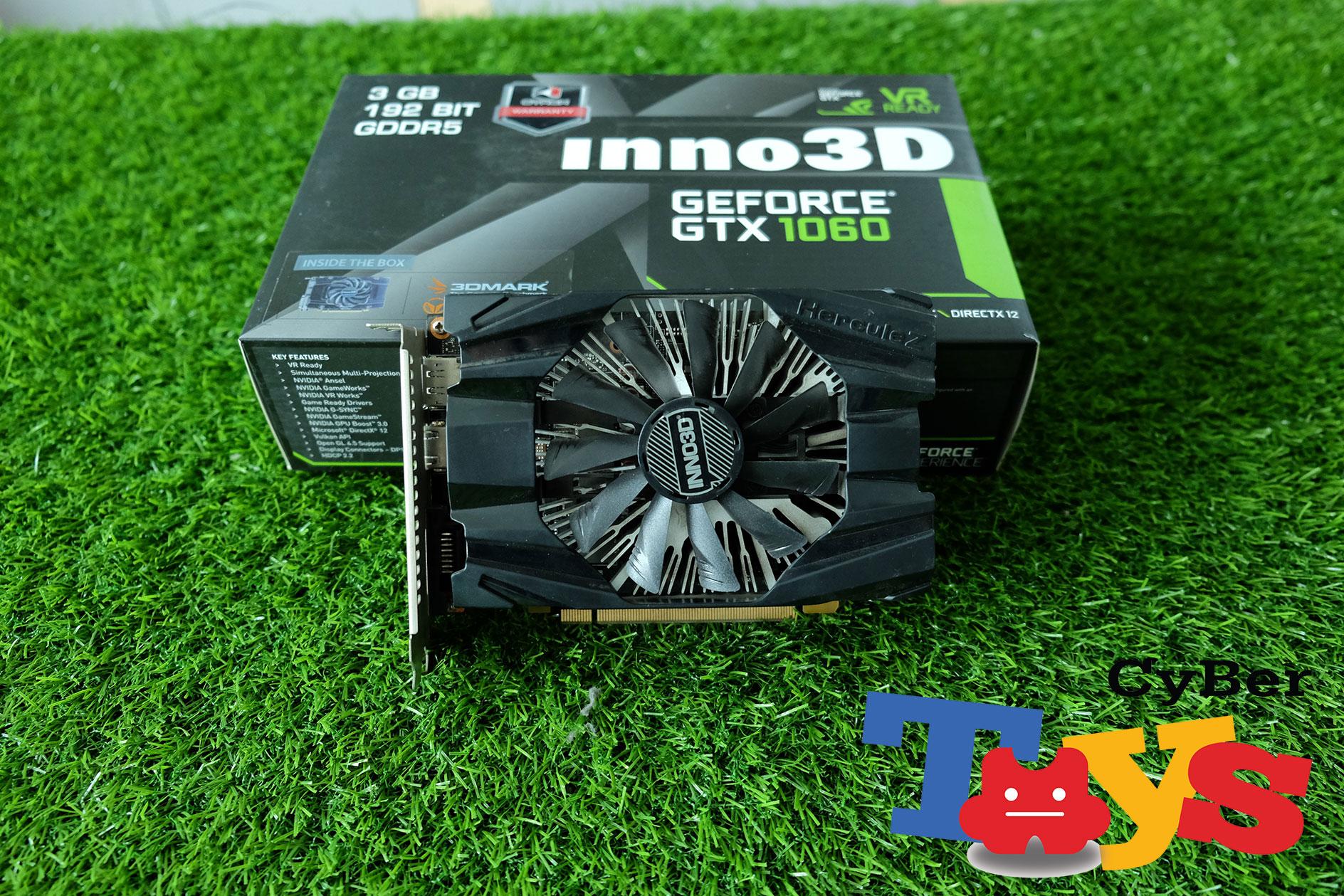 Graphic Card GTX1060 3G INNOD3D ราคาประหยัด ประกัน 6 เดือน